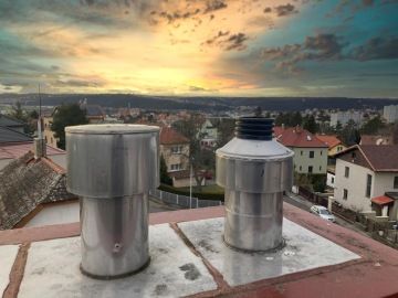 komické práce komino, nerezové komíny